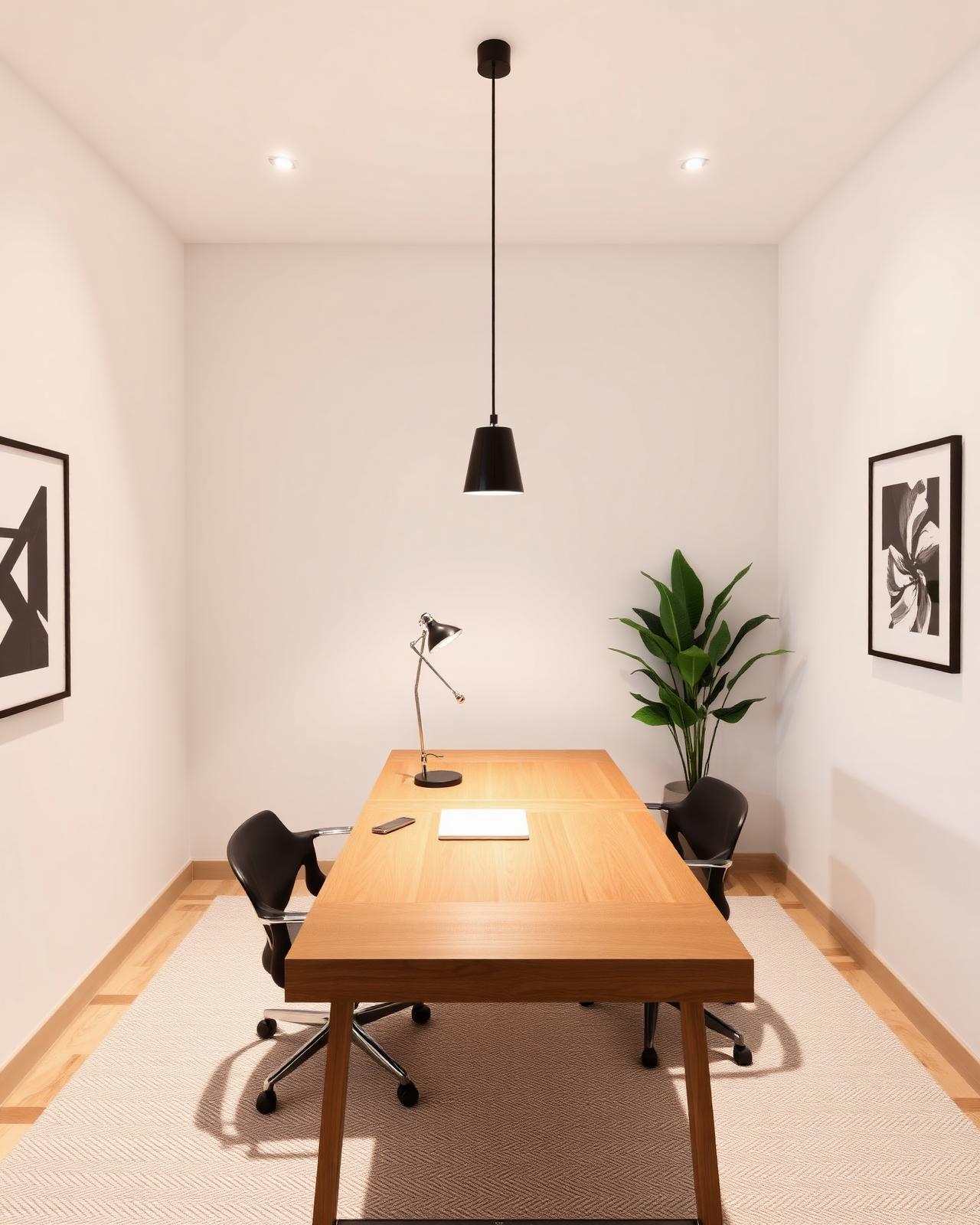 Home office executivo — projeto INK Vitória em Praia da Costa · Vila Velha